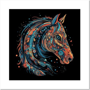 Unleash Your Inner Strength with Our Vibrant Zodiac Horse T-Shirt Design Posters and Art